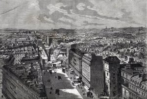 the Great Works of Haussman - Transformations of Paris under the Second Empire, Paris Haussmannien (Boulevard, Haussmannien works) - Le piercing de rue Etienne Marcel- de la rue Turbigo à la Place des Victoires - engraving in “Le journal illustrious”” of 1 av Unknown artist