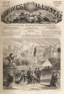 the International Exhibition of 1861 in Metz - The World Exposition of Metz - the world famous of 1861 av Unknown artist