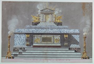 Alter dedikert til en jomfrumartyr [St. Lucy?]
