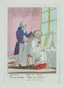 Coiffure av Madame de Korff (CBL WEp 0715) av Unknown artistUnknown artist