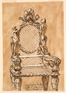 Tegning, Stol, 1780–1790
