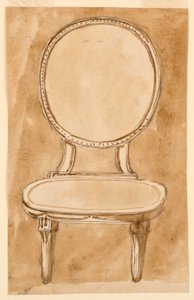Tegning, Stol, 1780–90