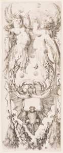 Trykk, Ornamenter eller Grotesker (Grotesk Ornament), ca. 1653 av Unknown artistUnknown artist