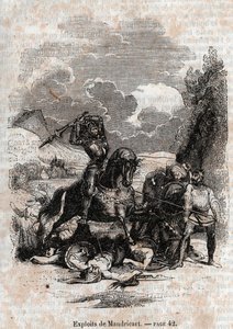 1851 gravering fra "" Roland furieux"" av Unknown artist