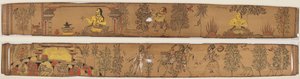 A Prince Performs Austerities (recto); Shiva og hans tilhengere vender tilbake til Kailash-fjellet (verso), fra en romantikk om Chandrabhanu og Lavanyavati fra Upendra Bhanja (1670–1740) av Unknown artist