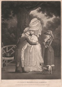 En scene i Kensington Gardens av Unknown artist