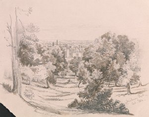 Utsikt over Danbury Park av Unknown artist