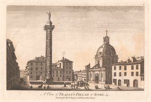 En utsikt over Trajans søyle i Roma &c. av Unknown artist