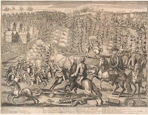 ?En utsikt over slaget ved Culloden i Skottland?, 1746 av Unknown