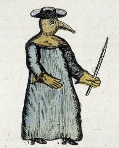 En legekjole i pesttider av Unknown artist