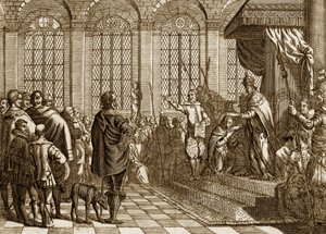 Abdication of CHARLES V av Unknown artist