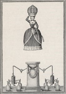 Aerostatisk figur - Enslen-brødrenes "Aerian Nymph" (Christian Gottfried av Unknown artist