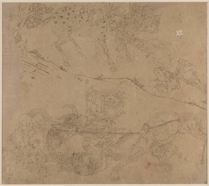 Album med daoistiske og buddhistiske temaer: Search the Mountain: Leaf 47 av Unknown artist