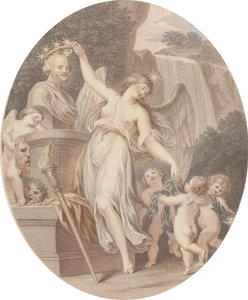 Allegorisk hyllest til Shakespeare av Unknown artist