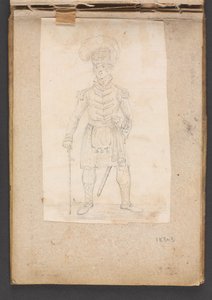 En offiser i et Highland Regiment av Unknown artist