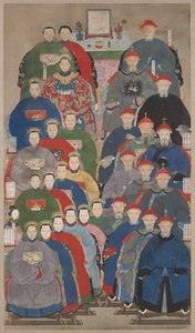 Ancestor Group Portrait av Unknown artist