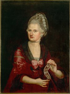 Anna Maria Mozart, ca. 1770 (olje på lerret) av Unknown artist