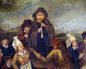 Ballorkester: fløytespiller av Unknown artist