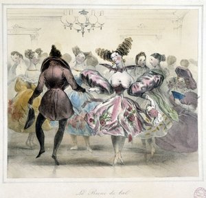 Ball: ballens dronning - 1800-tallet av Unknown artist