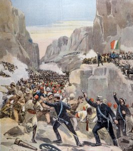 Slaget ved Abba Karima (Adoua, Etiopia) mellom Etiopia og Italia av Unknown artist