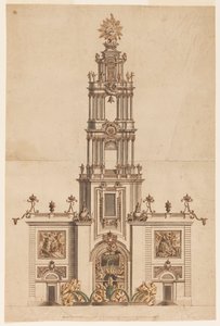 Klokketårn, sannsynligvis for Ferdinand IV av Napoli av Unknown artist