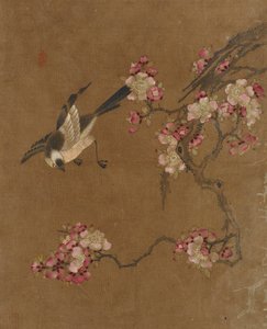 Fugler og blomster av Unknown artist