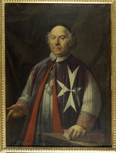 Biskop Giacomo Cannaves (1713-1722), maltesisk kunst av Unknown artist