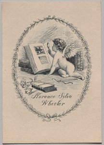Bokplate: Florence Sylva Wheeler av Unknown artist