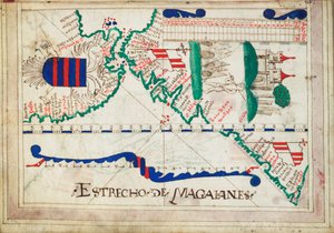 Innbundet i et atlas med tjuefem diagrammer og tabeller. Portugisisk eller spansk. av Unknown artist