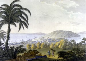 Brasil, utsikt over byen Ilheus i delstaten Bahia av Unknown artist
