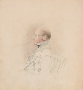 Brigadegeneral Sir Galbraith Lowry Cole (1772-1842), ca. 1835 (blyant og akvarell) av Unknown artist