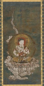 Buddhistisk guddom: Gokei Monju (Manjushri) av Unknown artist