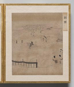 Sommerfugler fra Album of Illustrations for Tale of Genji av Unknown artist