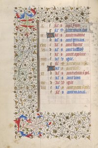 Kalenderside av Unknown artist