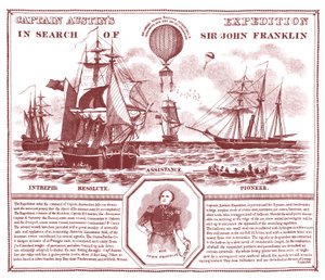 Kaptein Austins ekspedisjon på jakt etter Sir John Franklin av Unknown artist