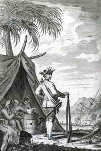 Kaptein George Lowther av Unknown artist