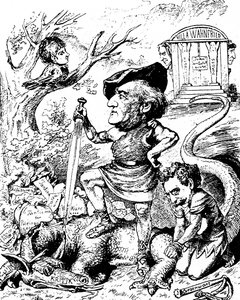 Karikatur av Richard Wagner av Unknown artist