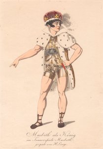 Karakterer fra en tysk produksjon av Macbeth (en av seks etsninger) av Unknown artist
