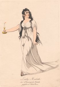 Karakterer fra en tysk produksjon av Macbeth (en av seks etsninger) av Unknown artist