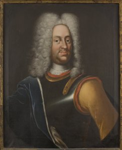 Charles I de Hesse Cassel - Portrett av Charles I (1654-1730), Landgrave of Hessen-Kassel, Anonym . Olje på lerret av Unknown artist