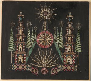 Kinesisk hage av Unknown artist