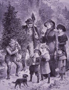 Juletreselger (gravering) av Unknown artist