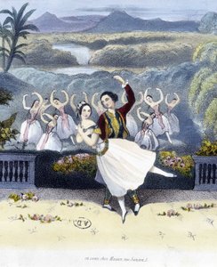 Klassischer Tanz: romantisch - Zeichnung, n.d. von Unknown artist