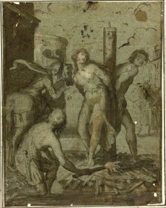 Clorinda redder Olindo og Sophronia av Unknown artist