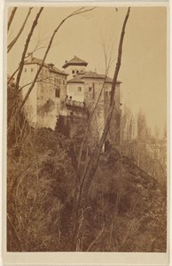 [Nærbilde av Alhambra, Granada, Spania] av Unknown artist