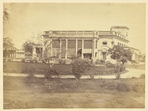 [Kolonialresidens, India] av Unknown artist