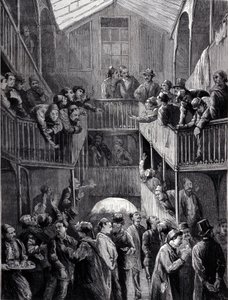 Konstantinopel: børsen i forstaden Galata i 1878. av Unknown artist
