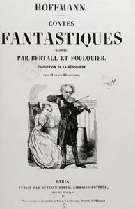 Rådmann Krespel (Rat Krespel), cover av "Les contes fantastiques" av Ernst Theodor Amadeus Hoffmann av Unknown artist