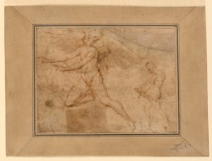 Amor på besøk hos Psyche av Unknown artist