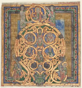 Cutting from an Antiphonary: Initial A[spiciens a longe]: The Tree of Jesse av Unknown artist